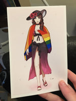 4x6in Summer Pride Dorothea Mini Art Print