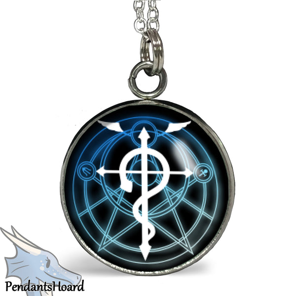 Transmutation Circle and Flamel Pendant **TWO VARIANTS**