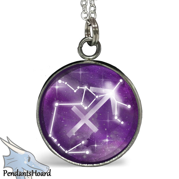 Sagittarius Zodiac Horoscope Pendant