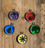 Magic the Gathering (MTG) Inspired Mana Color Pendants