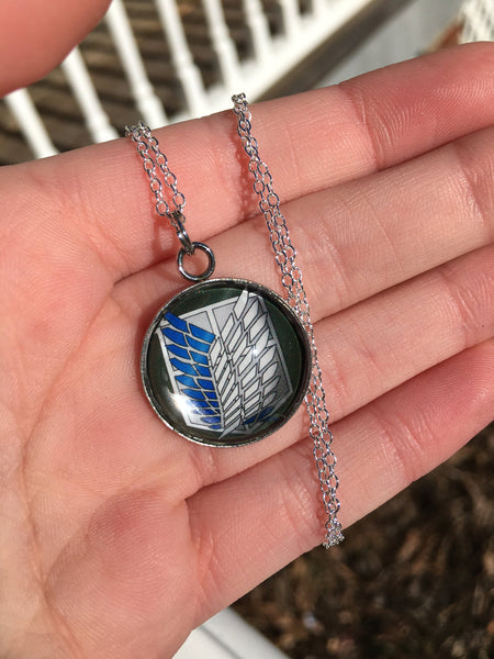Attack on Titan Kanji Logo Necklace - BoxLunch Exclusive | BoxLunch