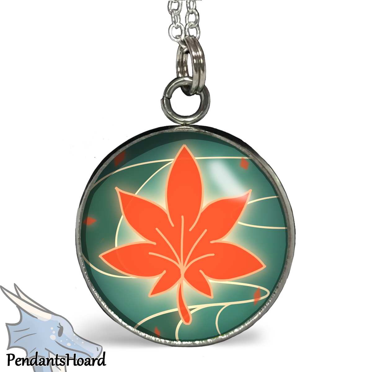 Genshin Impact Inspired Kazuha Maple Leaf Pendant – PendantsHoard